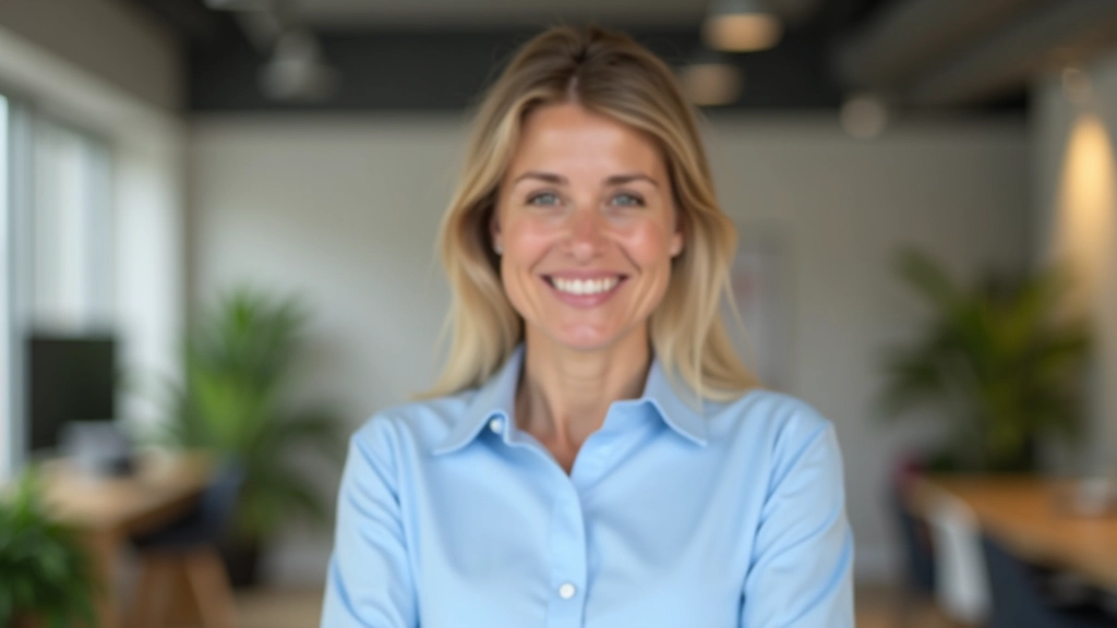 Portrét ženy středního věku, osobní asistentka pro rozpočty domácností